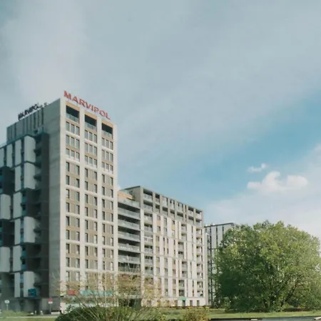 Apartman Etiuda Resident Mokotow, Metro Sluzew Varsó